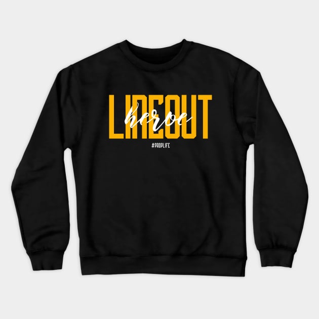 LineOut Heroe Crewneck Sweatshirt by CLArtworks